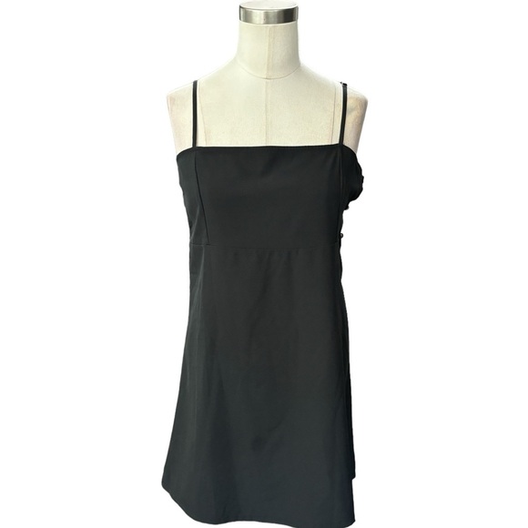 Free People Andy mini slip dress black size small button side - Picture 5 of 10